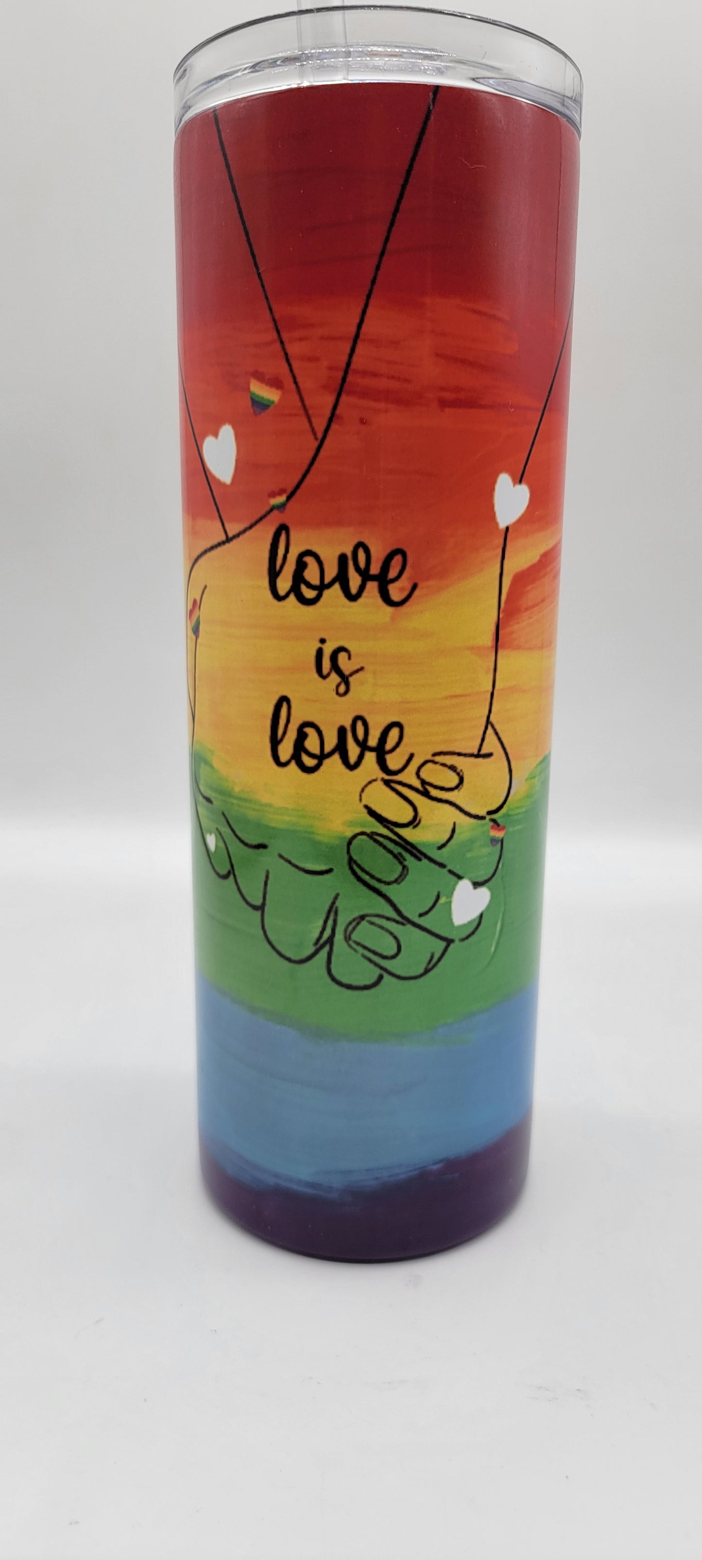 Love is Love 20 oz Skinny Sublimated Tumblers